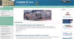 Desktop Screenshot of comuneacri.gov.it